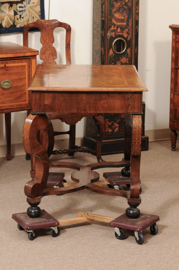 Fine William & Mary Walnut, Sycamore and Seaweed Marquetry Table, Late 17th Century, Hyde Park Collection - Image 13
