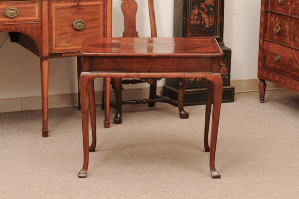 Fine England George II Walnut Tea Table with Cabriole Legs and Pad Feet, Early 18th Century, Hyde Park Collection - Image 13