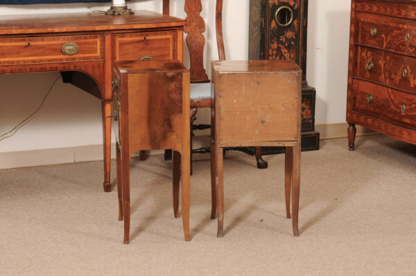 Pair of 19th Century Italian Walnut Commodinis, Venetian - Image 14