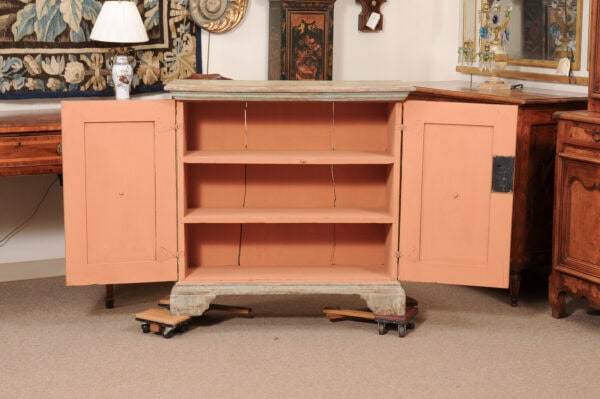18th Century Italian Painted Credenza with 2 Doors & Later Painted Finish, Tuscany - Image 13
