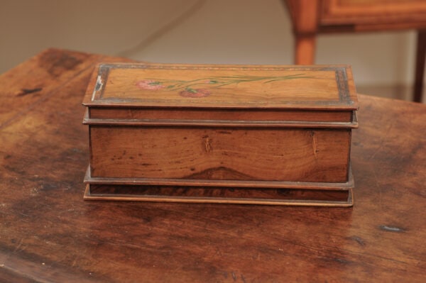 Late 19th Century Italian "Puzzle Box" with Carnation Floral Detail - Image 13