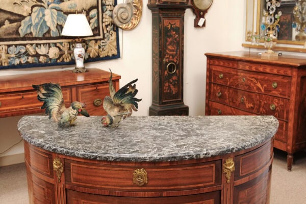 Pair of Late 18th Century Italian Painted Tole Roosters - Image 13