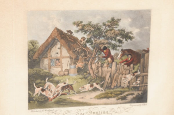 Set of 4 Framed 19th Century English Fox Hunting Engravings - Image 12