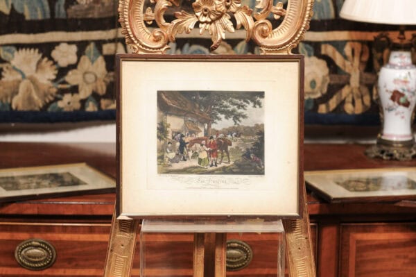 Set of 4 Framed 19th Century English Fox Hunting Engravings - Image 15