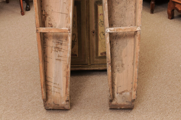 Pair of 18th Century Italian Neoclassical Painted Wall Mounted Pedestals. 1 PAIR AVAILABLE. - Image 12
