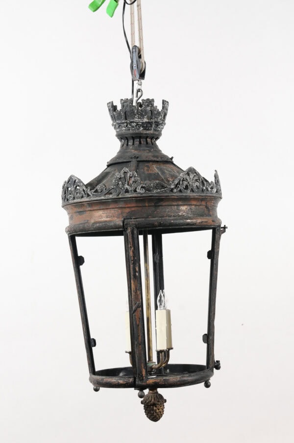 Pair of Large Parisian Copper Street Lanterns, France ca. 1850 - Image 13