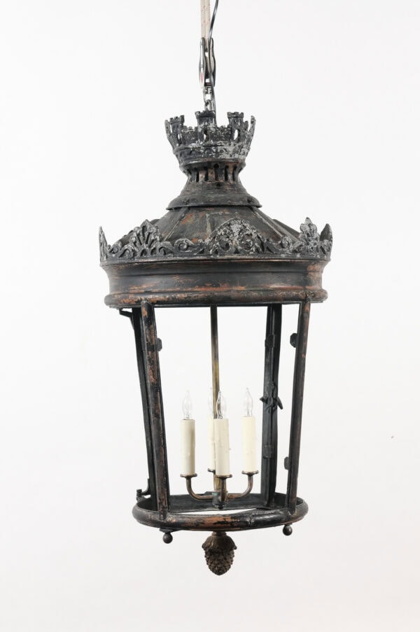 Pair of Large Parisian Copper Street Lanterns, France ca. 1850 - Image 16