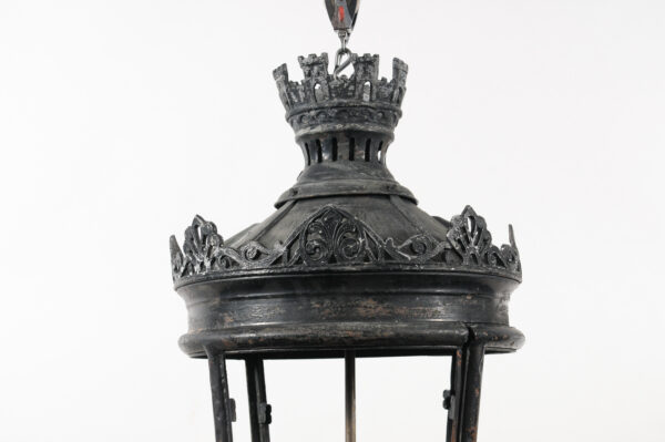 Pair of Large Parisian Copper Street Lanterns, France ca. 1850 - Image 20