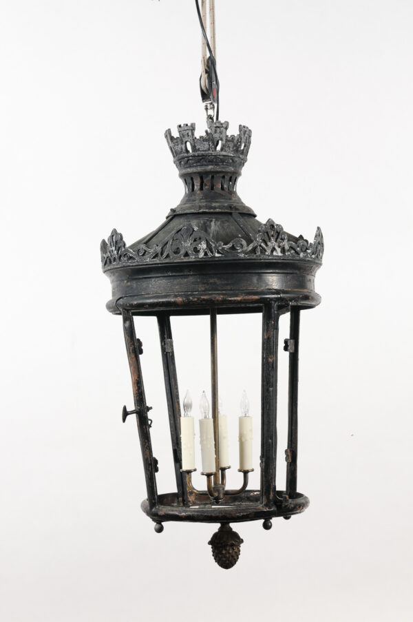Pair of Large Parisian Copper Street Lanterns, France ca. 1850 - Image 22