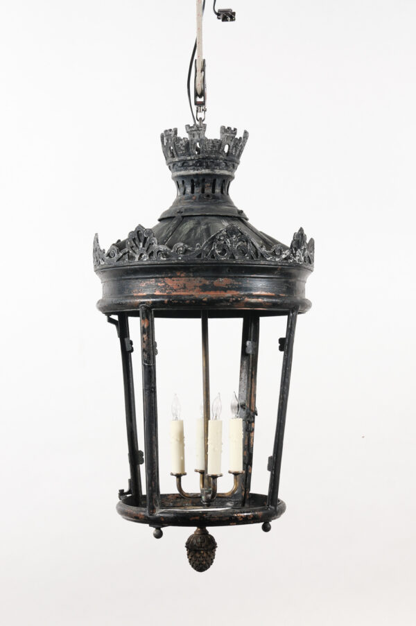 Pair of Large Parisian Copper Street Lanterns, France ca. 1850 - Image 23