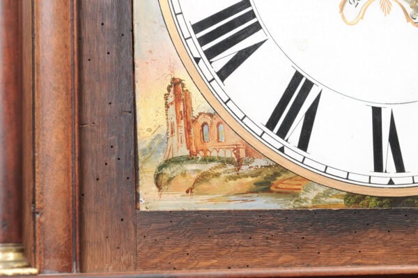 18th Century Scottish Mahogany Longcase Clock with Painted Face - Image 18