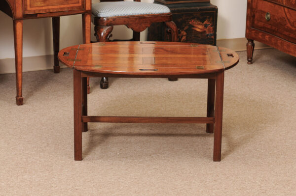19th Century English Mahogany Butler's Tray Table on Stand - Image 14