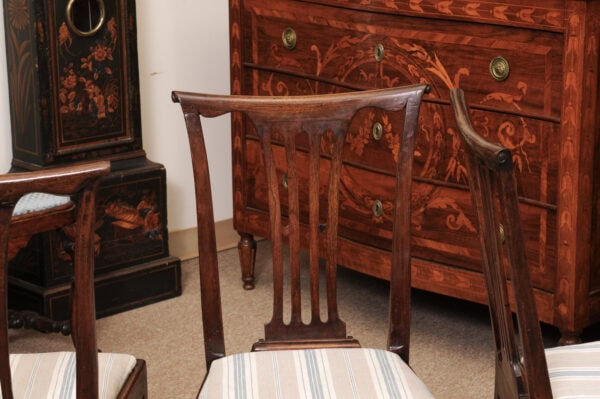 Set of 4 George III Chippendale Mahogany Side Chairs, England, Late 18th Century. PRICE PER PAIR. ONE PAIR AVAILABLE. - Image 13
