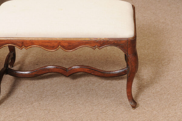Pair of 18th Century Spanish Catalan Low Benches ca. 1890 - Image 13