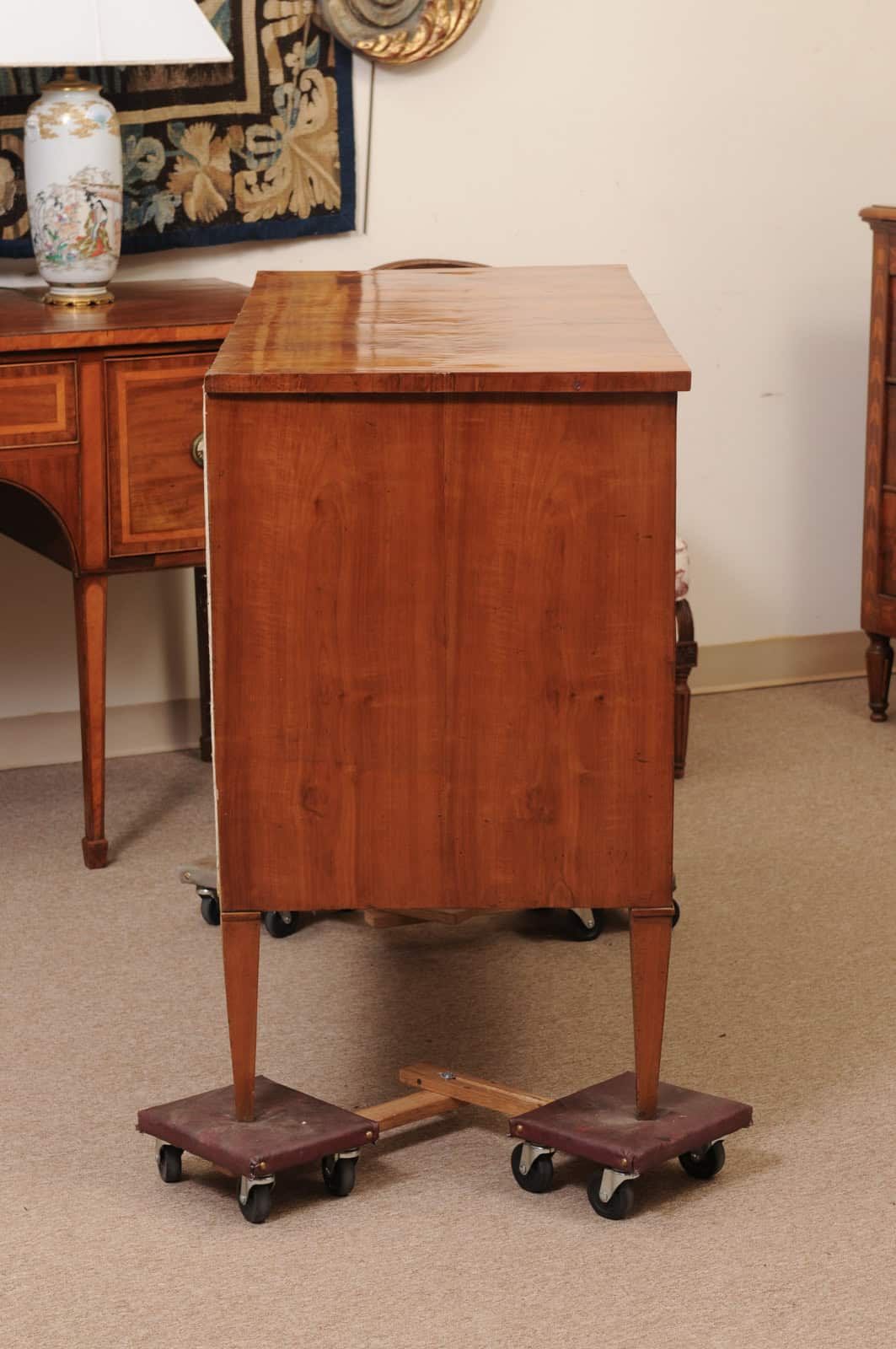 Fruitwood Tuscan Three Drawer Neoclassical Commode ca. 1790 - Image 7