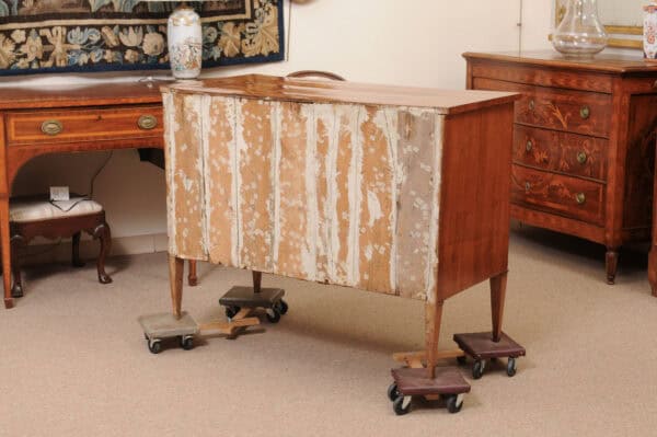 Fruitwood Tuscan Three Drawer Neoclassical Commode ca. 1790 - Image 8