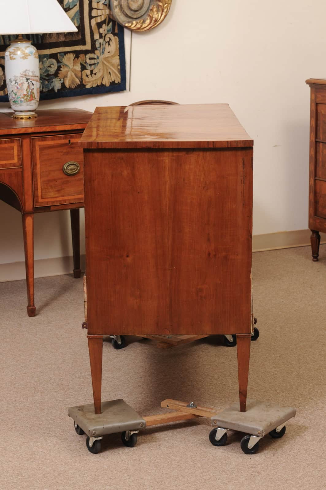 Fruitwood Tuscan Three Drawer Neoclassical Commode ca. 1790 - Image 11
