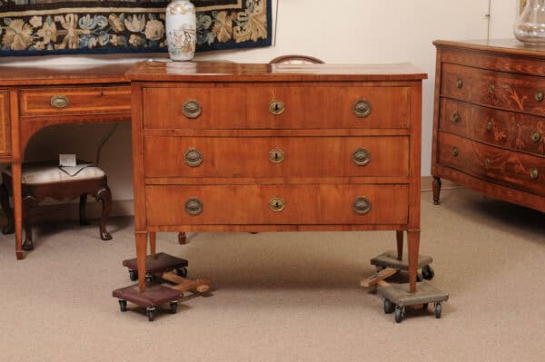 Fruitwood Tuscan Three Drawer Neoclassical Commode ca. 1790 - Image 13