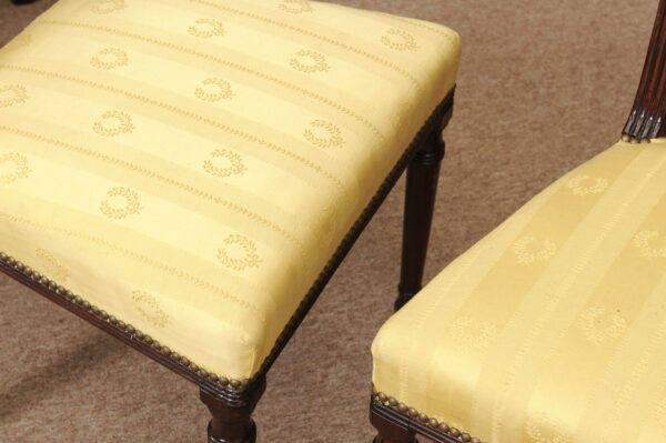 Set of Six (6) 19th Century English Regency Mahogany Dining Chairs - Image 13