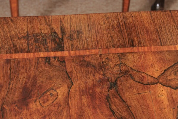 Square 19th Century English Rosewood Coffee Table (cut down from original dining height) - Image 7