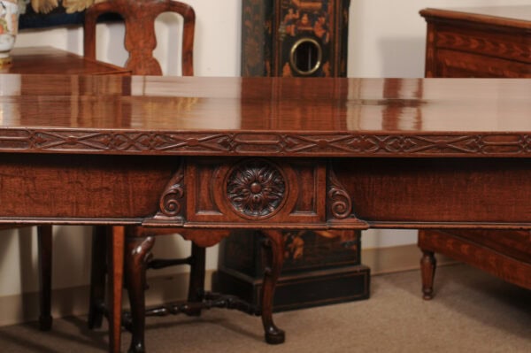Impressive George III Chippendale Style Mahogany Server Table with Blind Fretwork & Carved Frieze, Early 19th Century - Image 15