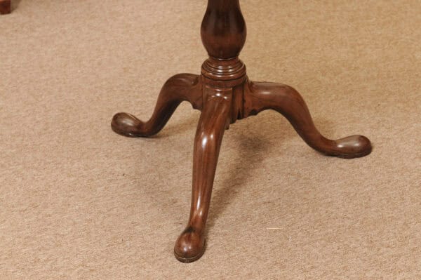 19th Century English Mahogany Tilt Top Table with Tripod Base - Image 15