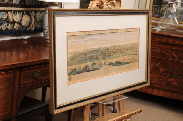 Large Framed 19th Century Horizontal Landscape Engraving, Titled "City of Norwich" - Image 16