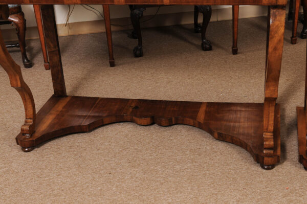 Matched Pair of Early 19th Century Italian Walnut Console Tables with Scroll Legs - Image 17