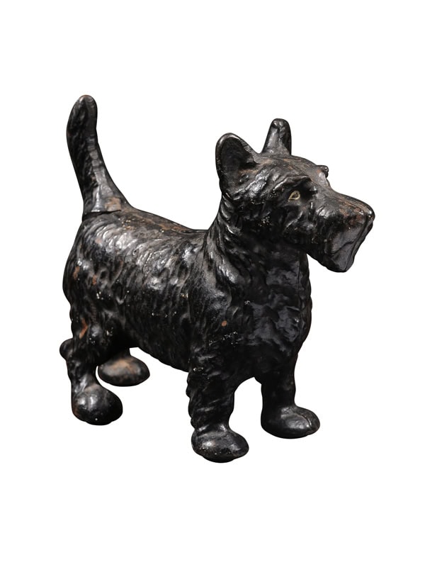 Vintage Cast Iron Terrier Door Stop