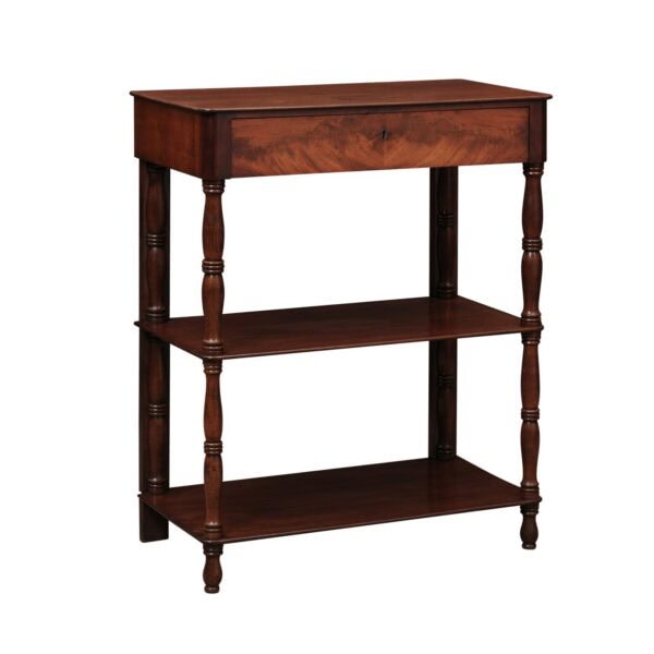 French Louis Philippe Style Mahogany Etagere, 19th Century - Image 2