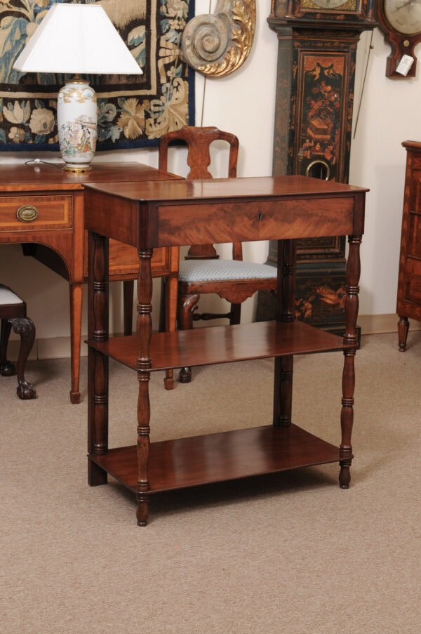 French Louis Philippe Style Mahogany Etagere, 19th Century - Image 3