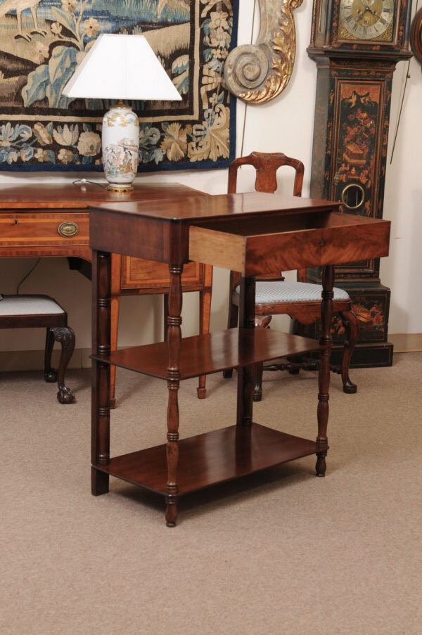 French Louis Philippe Style Mahogany Etagere, 19th Century - Image 4
