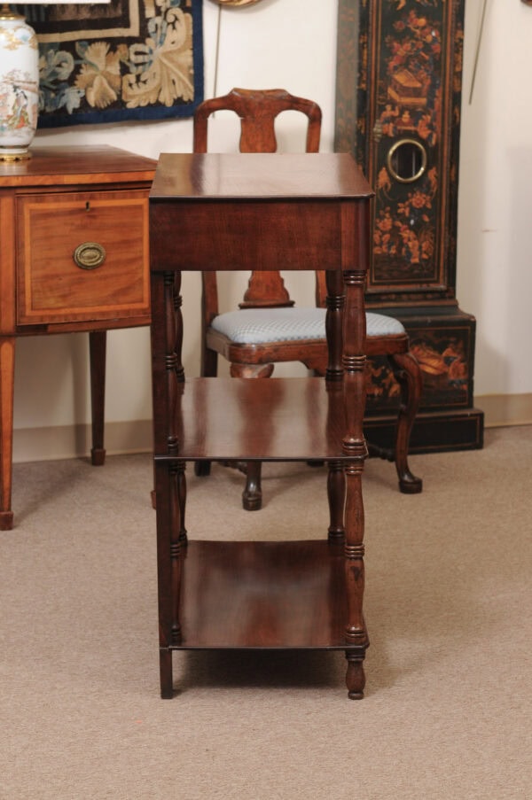 French Louis Philippe Style Mahogany Etagere, 19th Century - Image 7