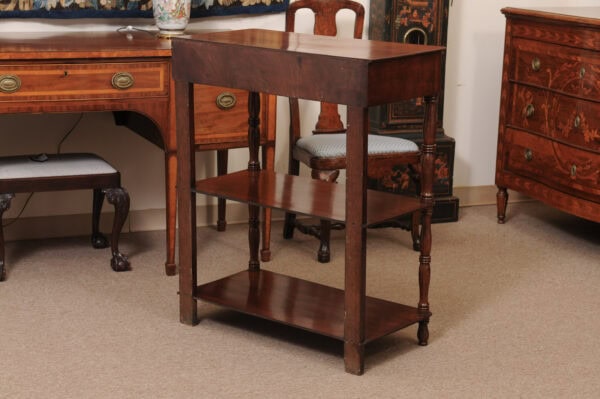 French Louis Philippe Style Mahogany Etagere, 19th Century - Image 8