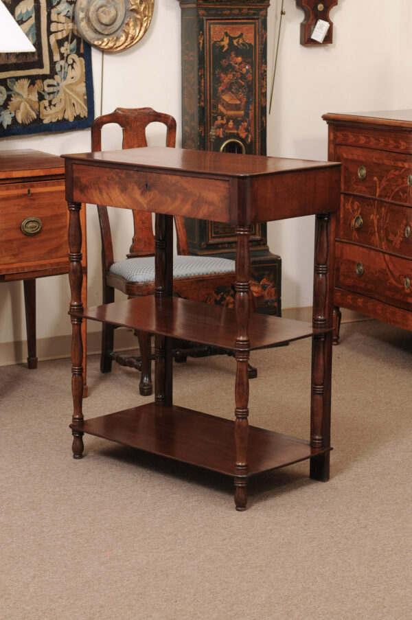 French Louis Philippe Style Mahogany Etagere, 19th Century - Image 12