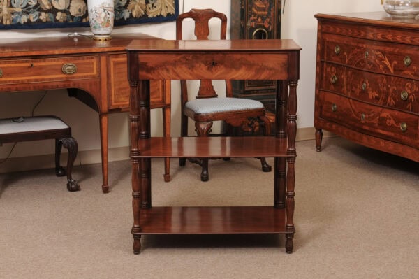 French Louis Philippe Style Mahogany Etagere, 19th Century - Image 14