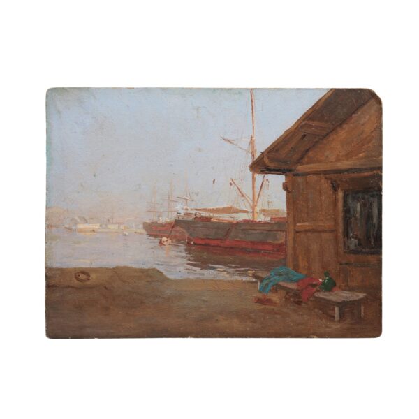 Oil on Board Seascape Painting, France - Image 2