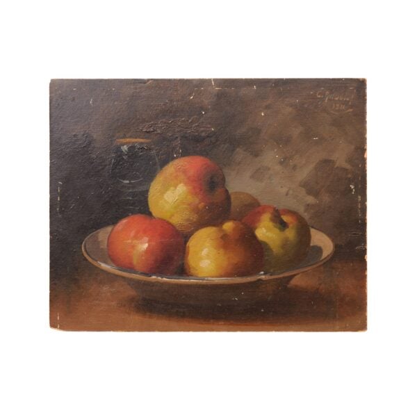 Still Life Painting, Oil on Board, France 19th Century - Image 2