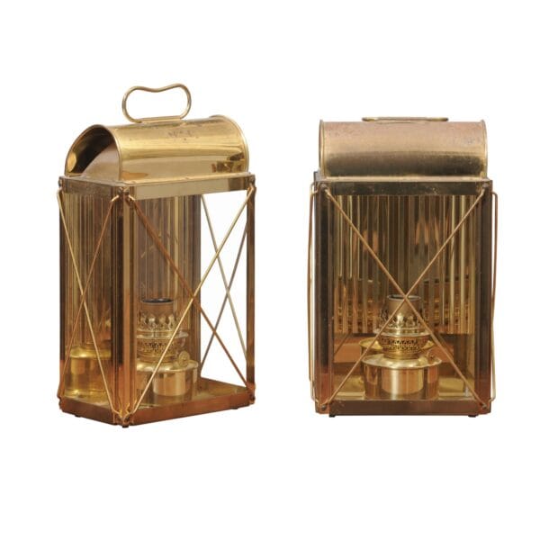 Pair of Brass Train Lanterns - Image 2