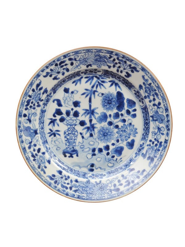 18th Century Blue & White Chinese Export Plate