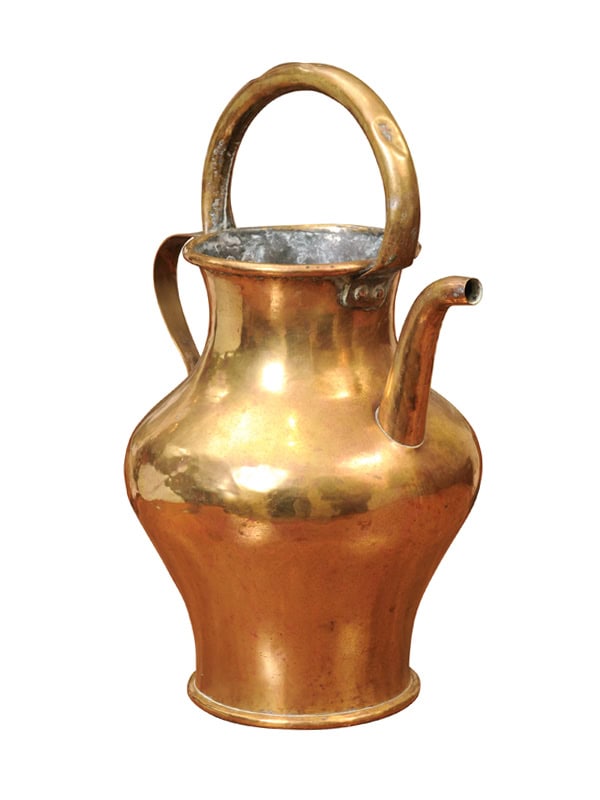 19th Century French Copper Pitcher