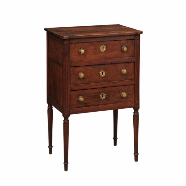 Directoire Walnut Chiffonier / Bedside Table, French Late 18th Century - Image 2