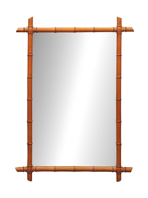 Bamboo Mirror France ca. 1880