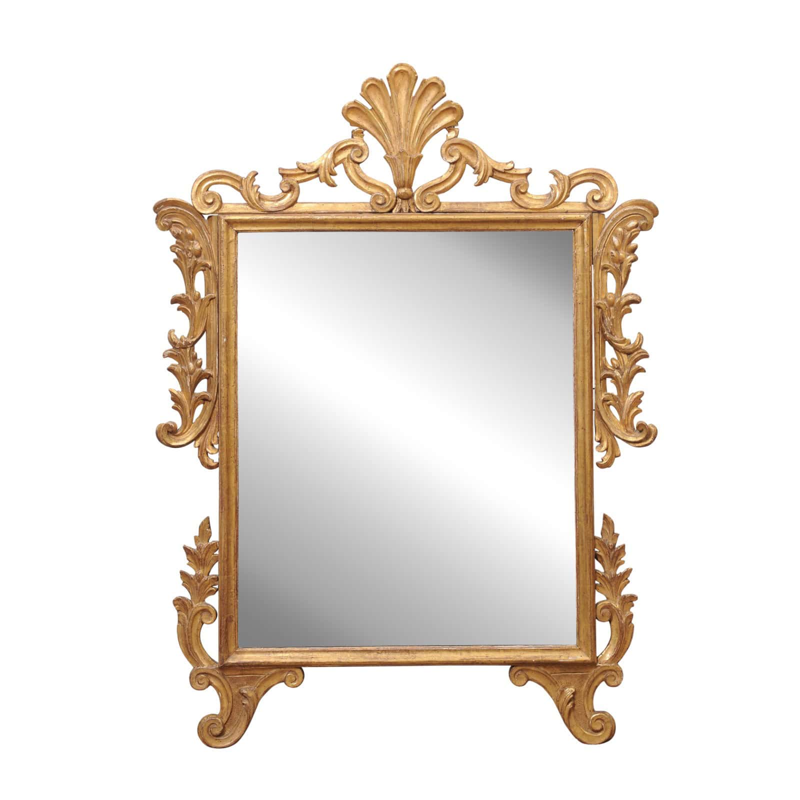 Large Italian Neoclassical Giltwood Mirror, Late 18th Century - Image 2