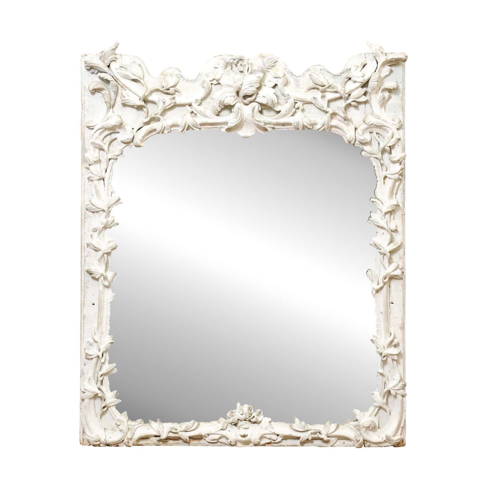 18th Century Louis XV Painted Mirror France ca. 1750 - Image 2