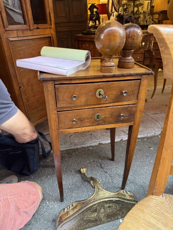 Directoire Walnut Chevet, France ca. 1800