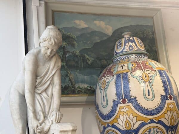 Large Framed Exotic Landscape , 20th c