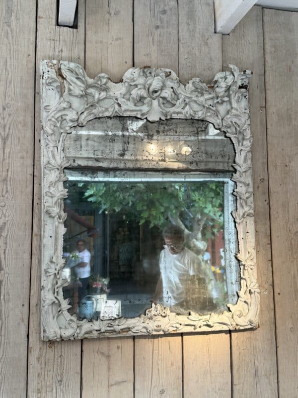 18th Century Louis XV Painted Mirror France ca. 1750