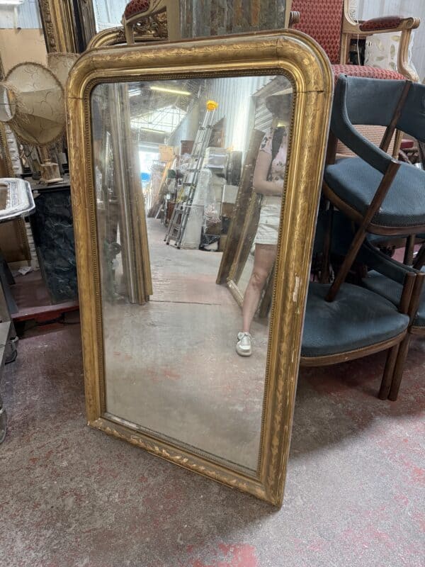 French Louis Philippe Giltwood Mirror ca 1860