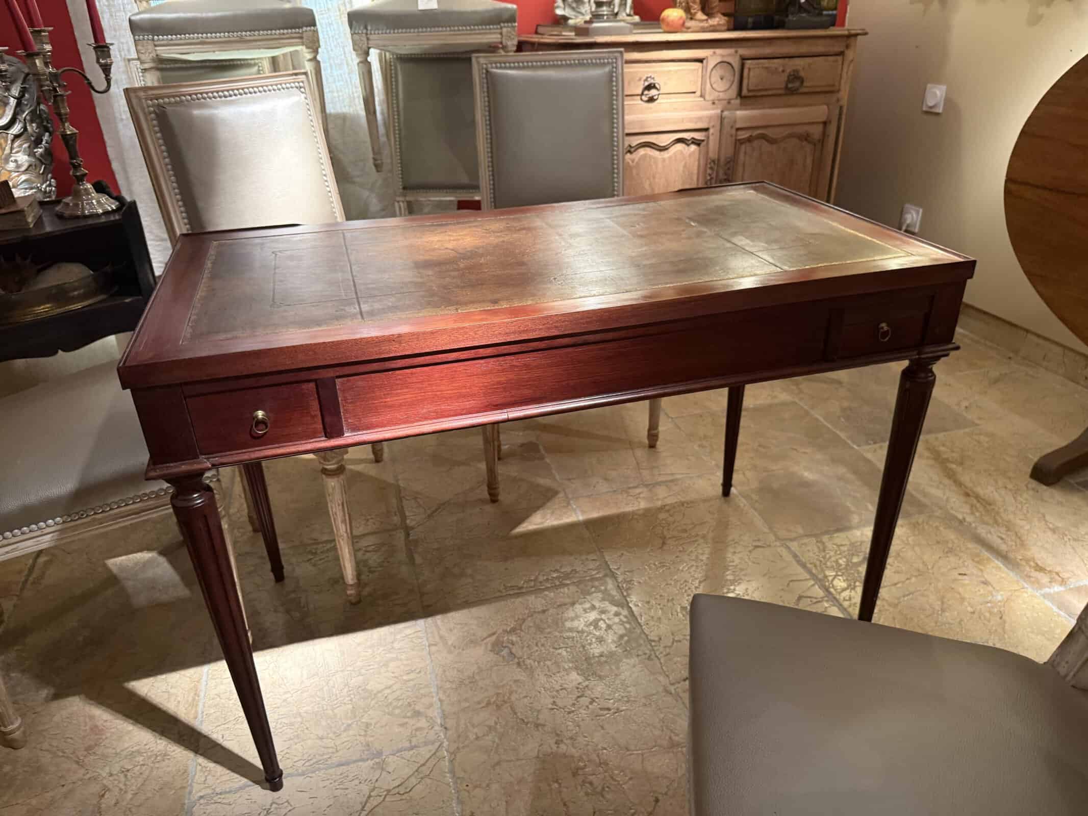 Late 18th Century French Mahogany Tric Trac Table - Image 2